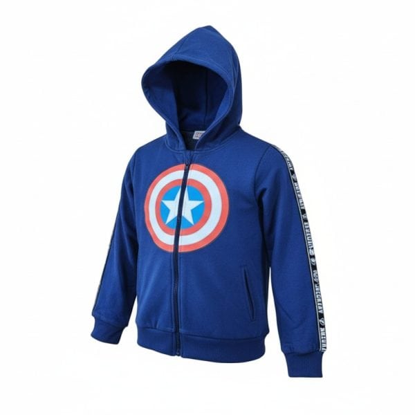 Sudadera Capitán América de alta calidad disponible en varios colores. Diseño moderno, resistente y funcional. Ideal para uso diario.