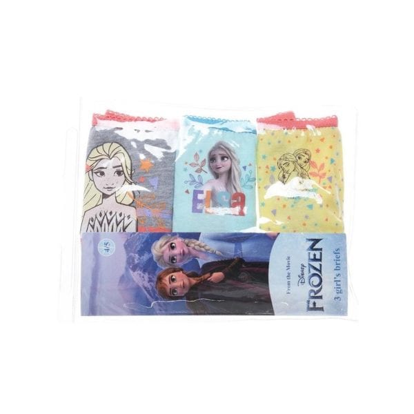 Pack de 5 pares de calcetines de Frozen con personajes y diseños coloridos.