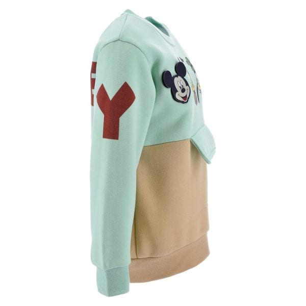 Sudadera de Mickey Mouse en colores pastel para niños de Ropa La Giralda.