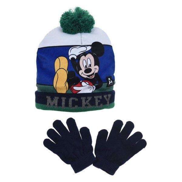 Gorro y guantes de Mickey Mouse para niños en tienda Ropa La Giralda.