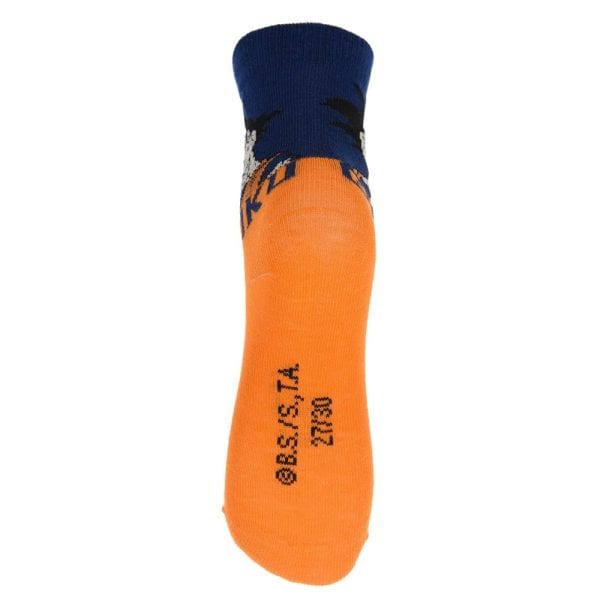 Medias deportivas naranja y azul de Ropa La Giralda para entrenamiento.