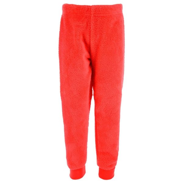 Pantalones de felpa rojos para niños de Ropa La Giralda.