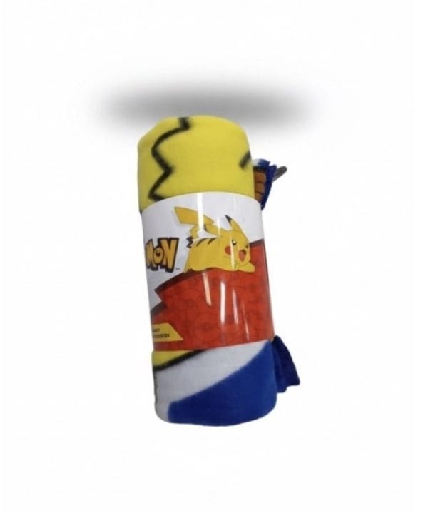 Pelota de golf con funda de Pikachu de Pokémon y diseño colorido.