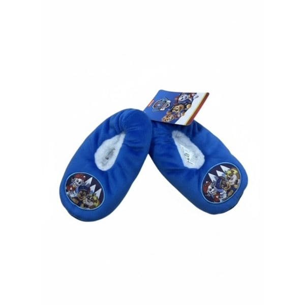 Pantuflas de personajes de Paw Patrol para niños en color azul.