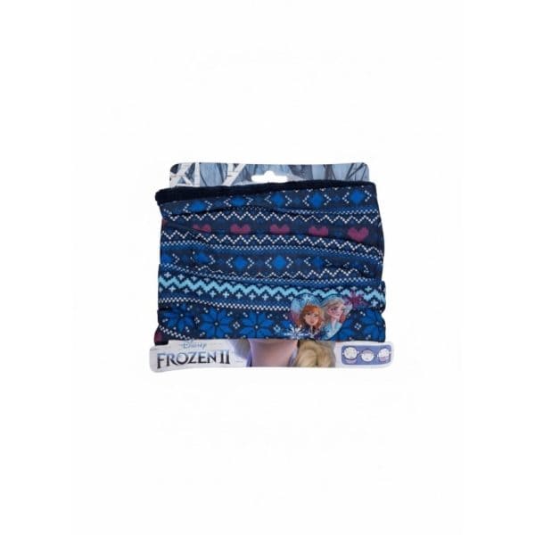 Funda de pañuelo Frozen II con diseño en tonos azules y personajes de Disney.
