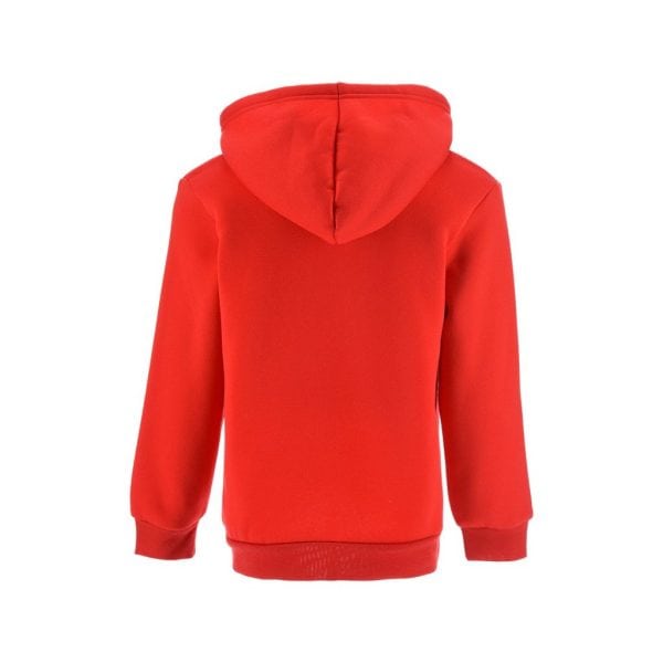 Sudadera roja con capucha para niños de Ropa La Giralda.