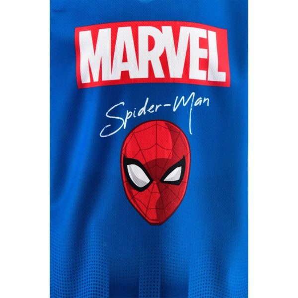 Paquete de ropa Marvel Spider-Man para niños con logo y máscara roja.