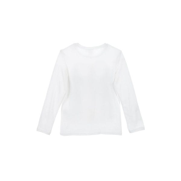 Camiseta blanca de manga larga para mujer en Ropa La Giralda.