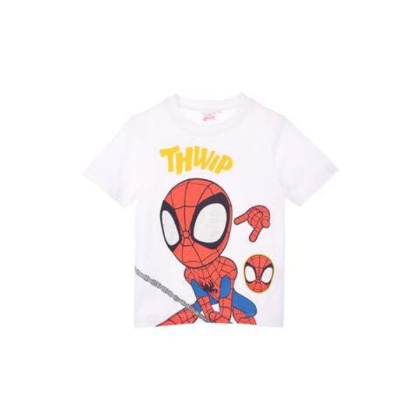 Camiseta infantil de Spider-Man con diseño divertido y colorido.