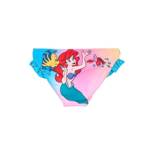 Bañador infantil de La Sirenita con personajes de Disney en colores vivos.
