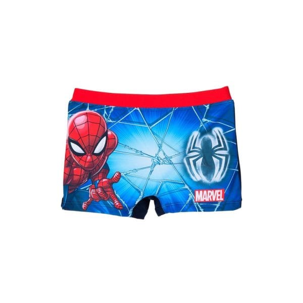 Bañador infantil de Spider-Man y Spider-Man en diseño colorido.