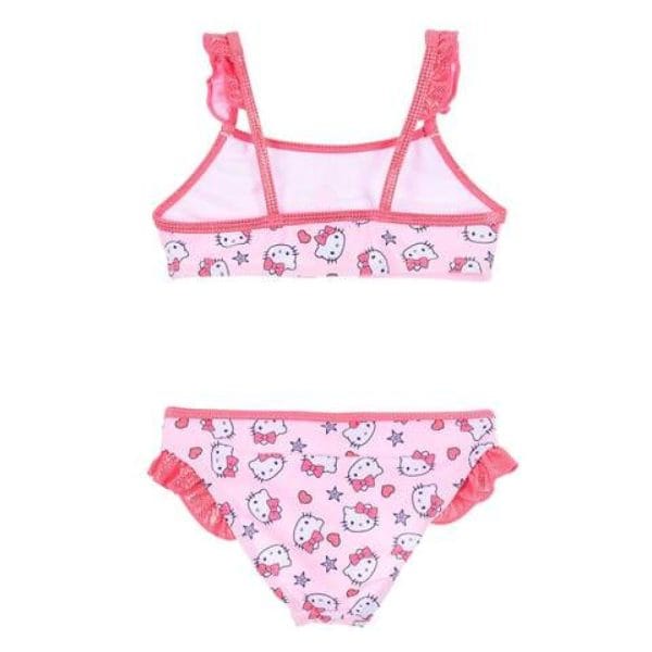 Conjunto de ropa interior infantil con estampado de Hello Kitty en rosa.