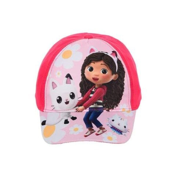 Mochila infantil con personajes de la serie 'Masha y el Oso' y gatos blancos.